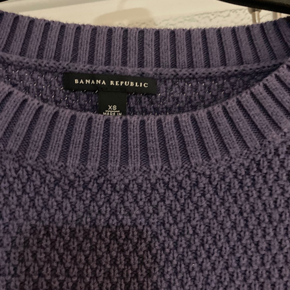 Banana republic, pullover, cotton, cap sleeve top